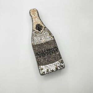 Vintage Beaded Sequin Champagne Box